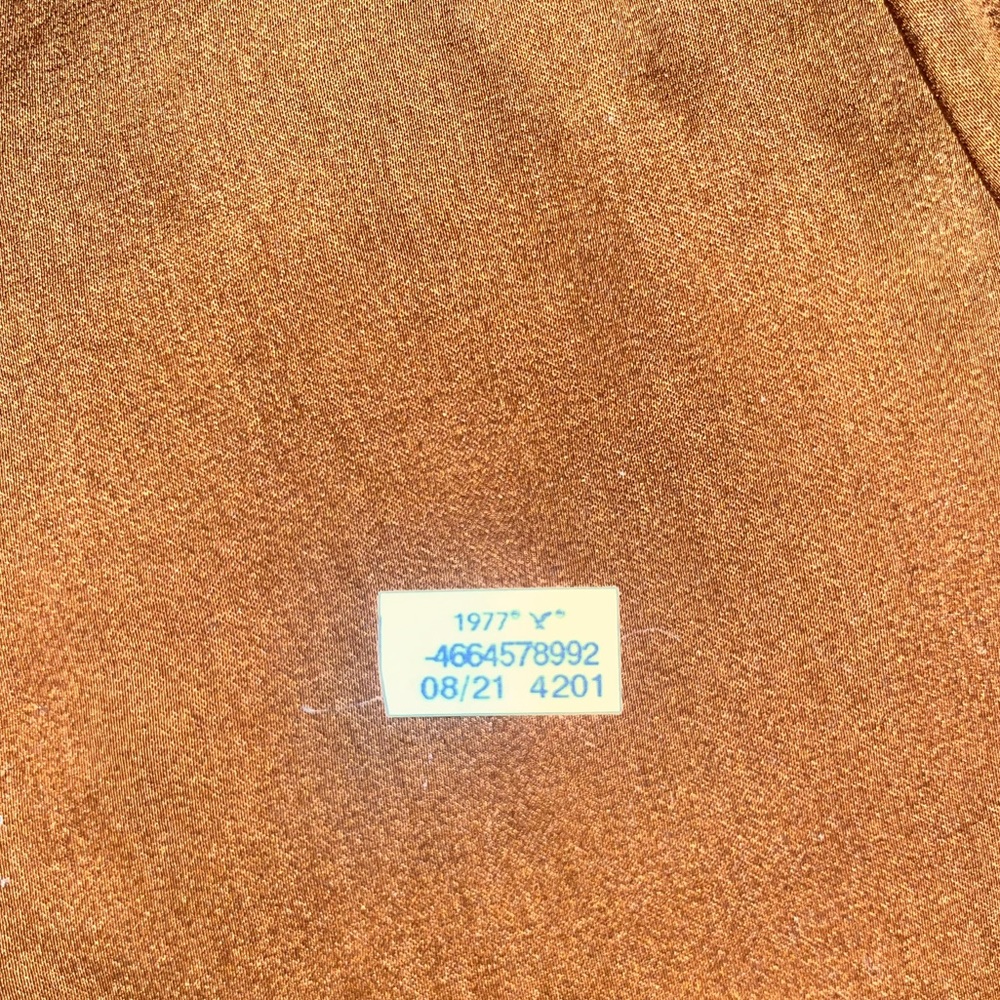 Rust colored tie front top - Picture 4 of 4